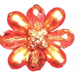 Carolee Vintage retro sixties golden Ring